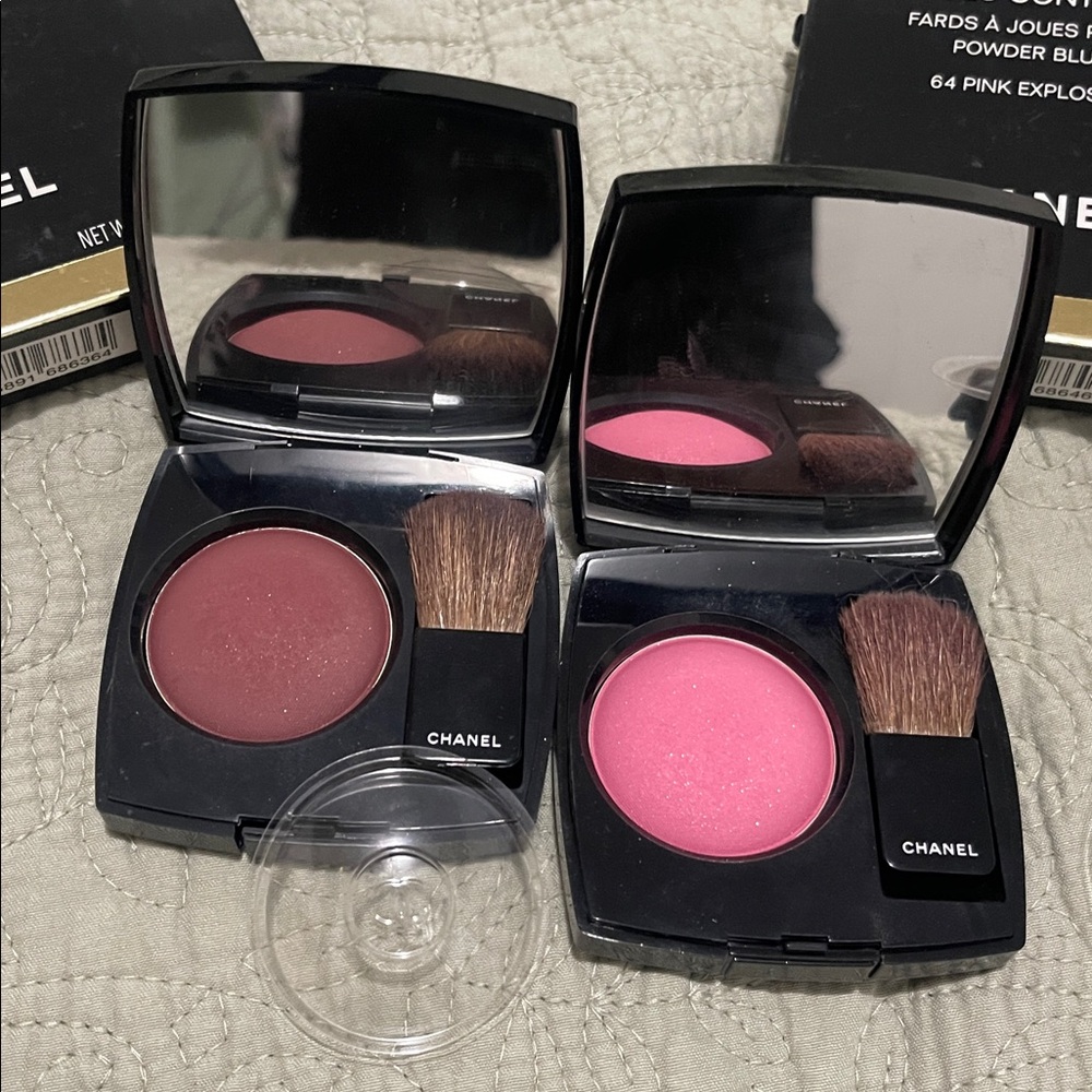 CHANEL Joues Contraste Blush Duo - Pink and Plum - Picture 2 of 5